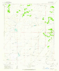 El Dado New Mexico Historical topographic map, 1:24000 scale, 7.5 X 7.5 Minute, Year 1961