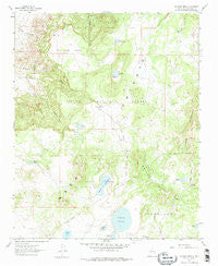 El Dado Mesa New Mexico Historical topographic map, 1:24000 scale, 7.5 X 7.5 Minute, Year 1961