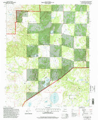 El Dado Mesa New Mexico Historical topographic map, 1:24000 scale, 7.5 X 7.5 Minute, Year 1995