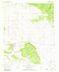 El Morro New Mexico Historical topographic map, 1:24000 scale, 7.5 X 7.5 Minute, Year 1963