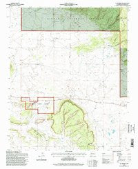 El Morro New Mexico Historical topographic map, 1:24000 scale, 7.5 X 7.5 Minute, Year 1995
