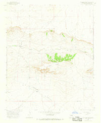 El Morro Mesa New Mexico Historical topographic map, 1:24000 scale, 7.5 X 7.5 Minute, Year 1966