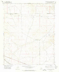 El Morro Ranch SE New Mexico Historical topographic map, 1:24000 scale, 7.5 X 7.5 Minute, Year 1978