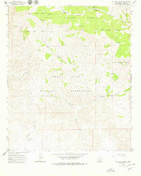 El Paso Canyon New Mexico Historical topographic map, 1:24000 scale, 7.5 X 7.5 Minute, Year 1965