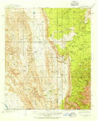 El Paso Gap New Mexico Historical topographic map, 1:62500 scale, 15 X 15 Minute, Year 1935