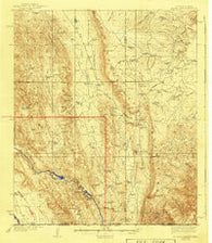 El Paso Gap New Mexico Historical topographic map, 1:62500 scale, 15 X 15 Minute, Year 1940