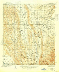 El Paso Gap New Mexico Historical topographic map, 1:62500 scale, 15 X 15 Minute, Year 1940