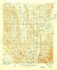 El Paso Gap New Mexico Historical topographic map, 1:62500 scale, 15 X 15 Minute, Year 1940