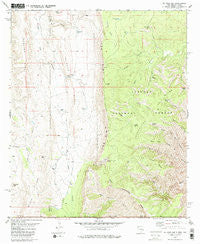 El Paso Gap New Mexico Historical topographic map, 1:24000 scale, 7.5 X 7.5 Minute, Year 1979