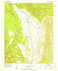El Rito New Mexico Historical topographic map, 1:24000 scale, 7.5 X 7.5 Minute, Year 1953