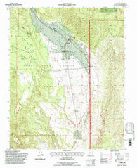 El Rito New Mexico Historical topographic map, 1:24000 scale, 7.5 X 7.5 Minute, Year 1995