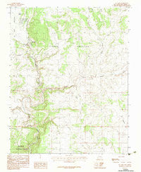 El Vado New Mexico Historical topographic map, 1:24000 scale, 7.5 X 7.5 Minute, Year 1983