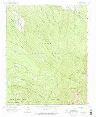 El Valle New Mexico Historical topographic map, 1:24000 scale, 7.5 X 7.5 Minute, Year 1964