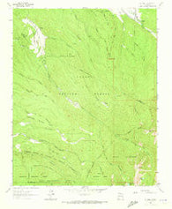 El Valle New Mexico Historical topographic map, 1:24000 scale, 7.5 X 7.5 Minute, Year 1964