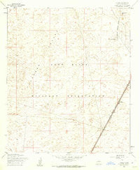 El Wood New Mexico Historical topographic map, 1:24000 scale, 7.5 X 7.5 Minute, Year 1955