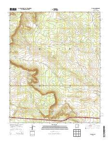 El Cabo New Mexico Historical topographic map, 1:24000 scale, 7.5 X 7.5 Minute, Year 2013