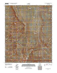 El Cuervo Butte New Mexico Historical topographic map, 1:24000 scale, 7.5 X 7.5 Minute, Year 2010
