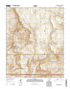 El Cuervo Butte New Mexico Historical topographic map, 1:24000 scale, 7.5 X 7.5 Minute, Year 2013
