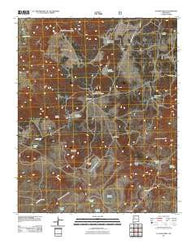El Dado Mesa New Mexico Historical topographic map, 1:24000 scale, 7.5 X 7.5 Minute, Year 2011