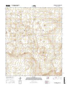 El Morro Ranch NW New Mexico Current topographic map, 1:24000 scale, 7.5 X 7.5 Minute, Year 2017