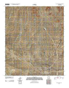 El Paso Draw New Mexico Historical topographic map, 1:24000 scale, 7.5 X 7.5 Minute, Year 2010