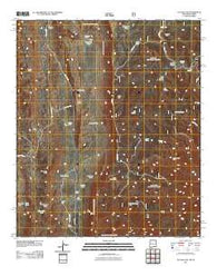 El Paso Gap New Mexico Historical topographic map, 1:24000 scale, 7.5 X 7.5 Minute, Year 2011