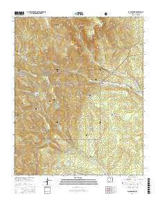 El Porvenir New Mexico Current topographic map, 1:24000 scale, 7.5 X 7.5 Minute, Year 2017