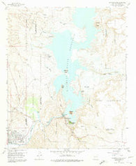 Elephant Butte New Mexico Historical topographic map, 1:24000 scale, 7.5 X 7.5 Minute, Year 1958