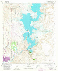 Elephant Butte New Mexico Historical topographic map, 1:24000 scale, 7.5 X 7.5 Minute, Year 1958