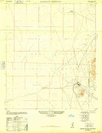 Elephant Mountain New Mexico Historical topographic map, 1:24000 scale, 7.5 X 7.5 Minute, Year 1948