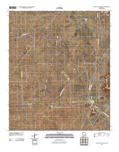 Elephant Mountain New Mexico Historical topographic map, 1:24000 scale, 7.5 X 7.5 Minute, Year 2010