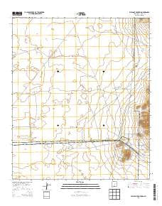 Elephant Mountain New Mexico Historical topographic map, 1:24000 scale, 7.5 X 7.5 Minute, Year 2013