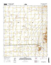 Elephant Mountain New Mexico Current topographic map, 1:24000 scale, 7.5 X 7.5 Minute, Year 2017