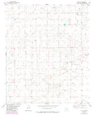 Elida SE New Mexico Historical topographic map, 1:24000 scale, 7.5 X 7.5 Minute, Year 1979