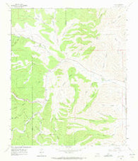 Elk New Mexico Historical topographic map, 1:24000 scale, 7.5 X 7.5 Minute, Year 1963