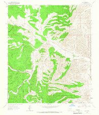 Elk New Mexico Historical topographic map, 1:24000 scale, 7.5 X 7.5 Minute, Year 1963