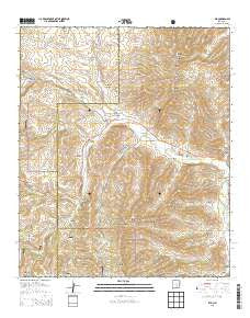 Elk New Mexico Historical topographic map, 1:24000 scale, 7.5 X 7.5 Minute, Year 2013