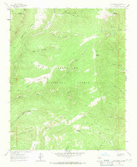 Elk Mountain New Mexico Historical topographic map, 1:24000 scale, 7.5 X 7.5 Minute, Year 1963
