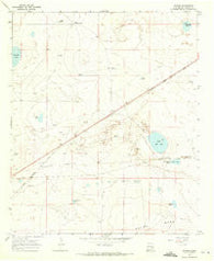Elkins New Mexico Historical topographic map, 1:24000 scale, 7.5 X 7.5 Minute, Year 1967
