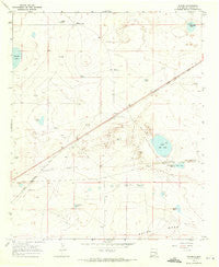 Elkins New Mexico Historical topographic map, 1:24000 scale, 7.5 X 7.5 Minute, Year 1967