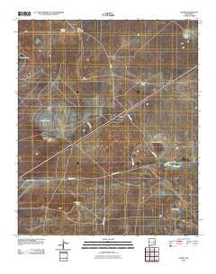 Elkins New Mexico Historical topographic map, 1:24000 scale, 7.5 X 7.5 Minute, Year 2010