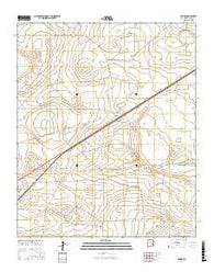Elkins New Mexico Current topographic map, 1:24000 scale, 7.5 X 7.5 Minute, Year 2017