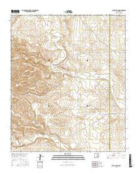 Elsie Canyon New Mexico Current topographic map, 1:24000 scale, 7.5 X 7.5 Minute, Year 2017