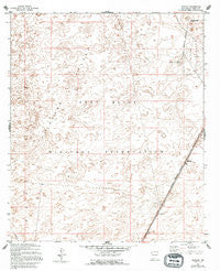 Elwood New Mexico Historical topographic map, 1:24000 scale, 7.5 X 7.5 Minute, Year 1955