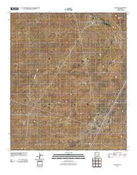 Elwood New Mexico Historical topographic map, 1:24000 scale, 7.5 X 7.5 Minute, Year 2010