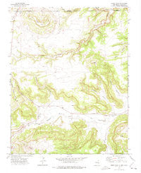Emery Peak New Mexico Historical topographic map, 1:24000 scale, 7.5 X 7.5 Minute, Year 1972