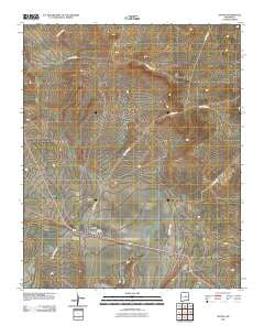 Encino New Mexico Historical topographic map, 1:24000 scale, 7.5 X 7.5 Minute, Year 2010