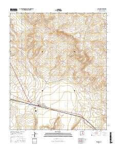 Encino New Mexico Current topographic map, 1:24000 scale, 7.5 X 7.5 Minute, Year 2017