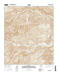 Encino Draw New Mexico Current topographic map, 1:24000 scale, 7.5 X 7.5 Minute, Year 2017