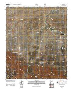 Encinoso New Mexico Historical topographic map, 1:24000 scale, 7.5 X 7.5 Minute, Year 2011